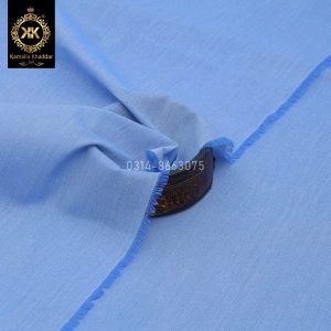 KKO-506 Sky Blue Premium Organza Summer Khaddar