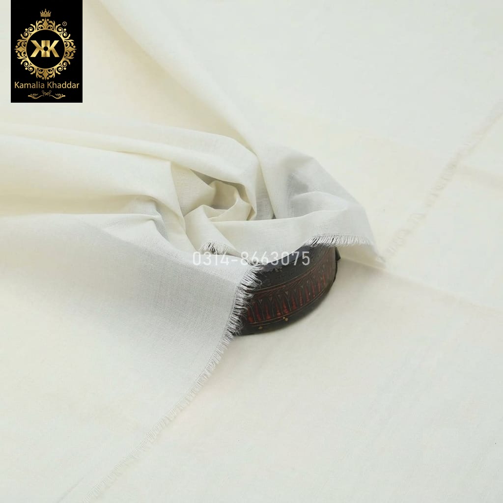 KKO-502 Cream Premium Organza Summer Khaddar
