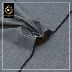 KKO-505 Surmai Grey Premium Organza Summer Khaddar