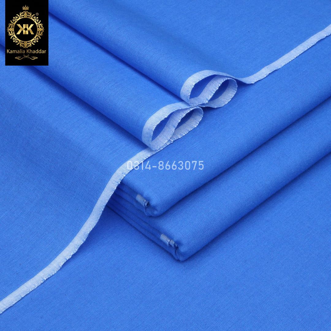 LK-240 Royal Blue Premium Summer Lawn Khaddar