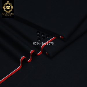 LK-211 Pure Black Premium Summer Lawn Khaddar